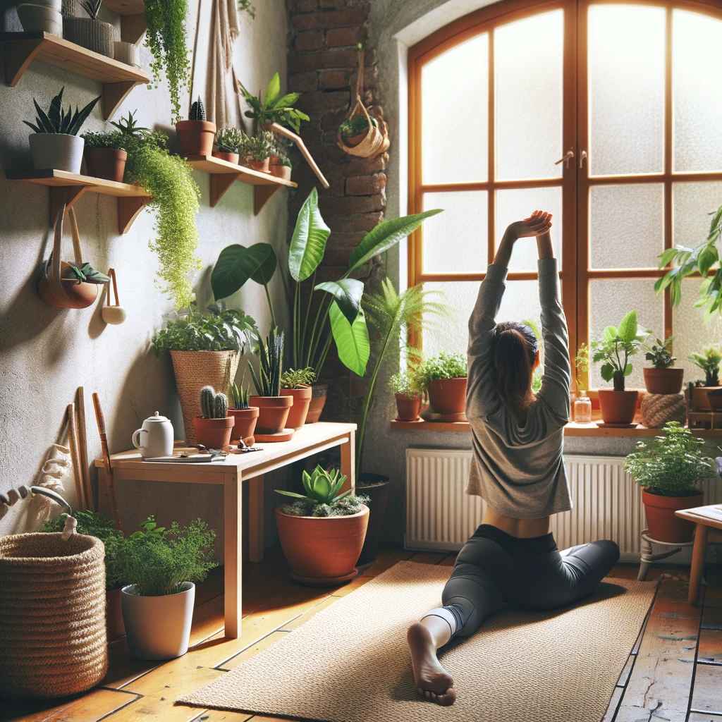 Maximizando Seu Espaço para o Exercício em Casa